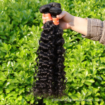 Peruvian virgin human hair bundles with lace closure, 100% Unprocessed Raw Virgin cuticle aligned hair weave
